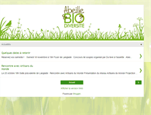 Tablet Screenshot of abeille-biodiversite.com